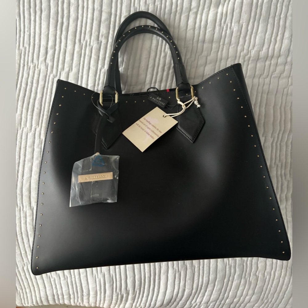 Brand New A. Bellucci Black Tote Bag